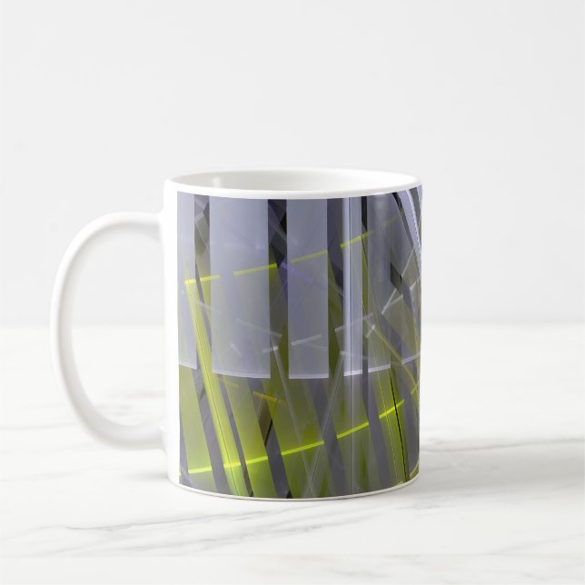 Mug Décor géométrique rayé (Gauche)