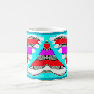 Mug Decorated rocks fun festive Christmas