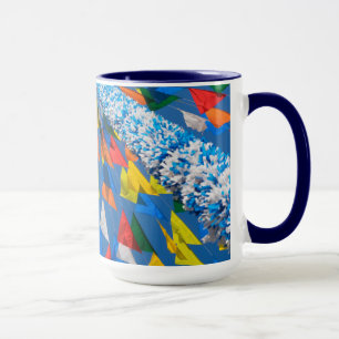 Mug Décoration du drapeau triangulaire