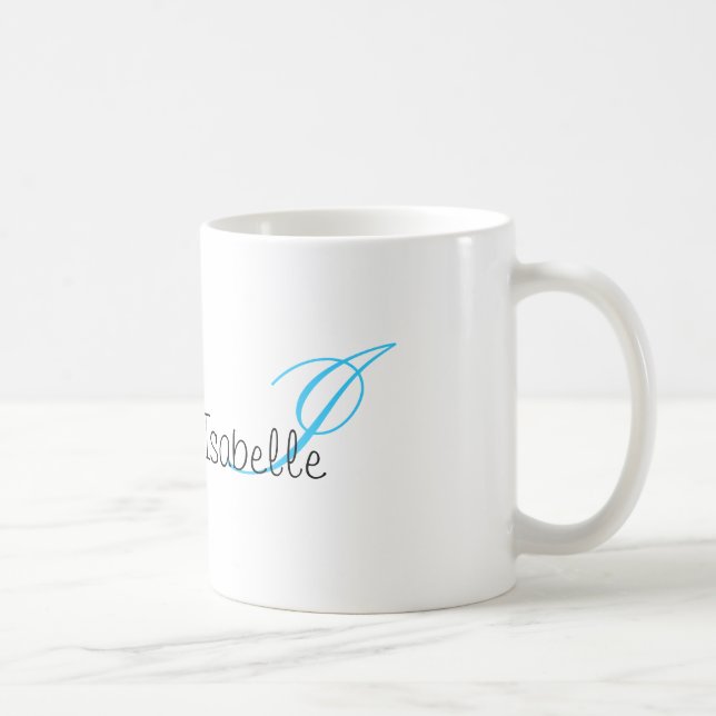Mug Décoré d'un monogramme (Droite)