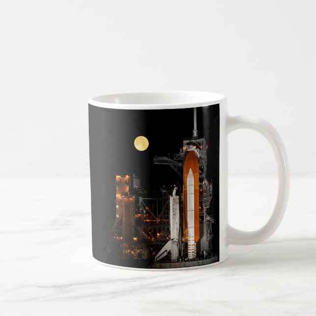 Mug Découverte de navette spatiale et lune (Droite)