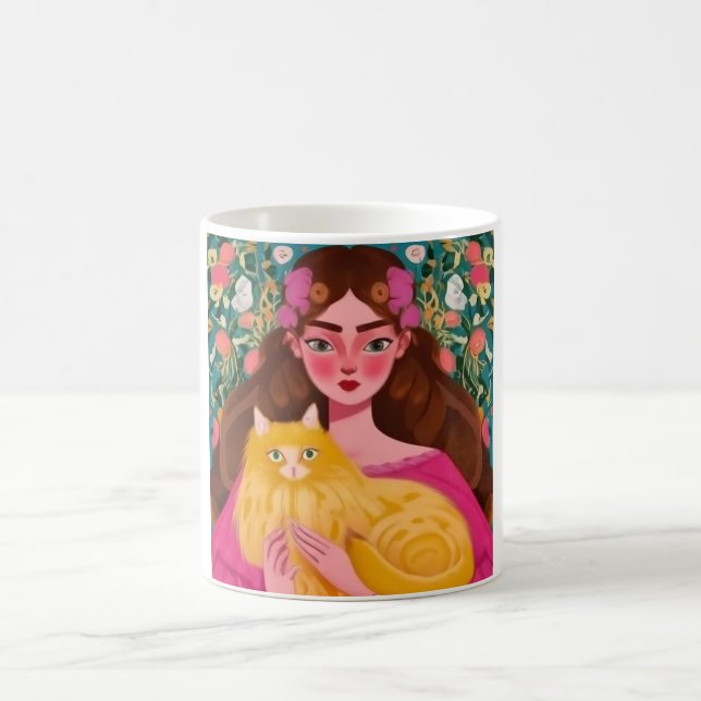 Mug Découvrez la magie de l'amour Féline ! (Centre)
