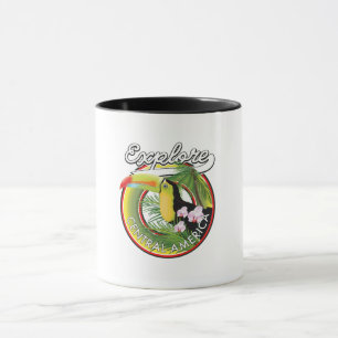 Mug Découvrez le logo de l'Amérique centrale.
