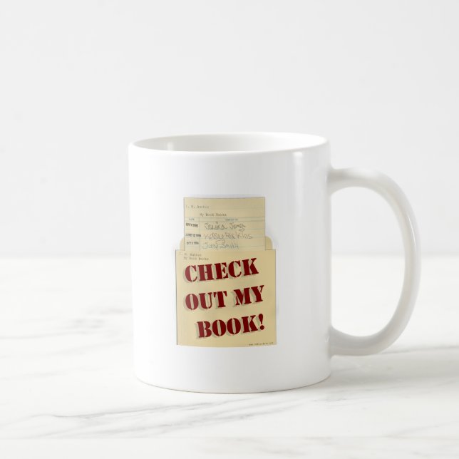 Mug Découvrez Mon livre Auteur Fierté Design (Droite)