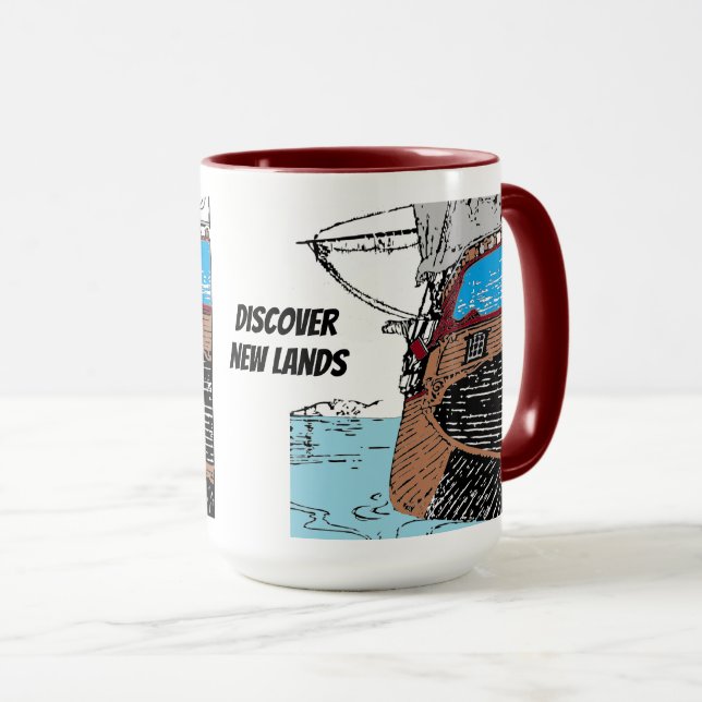 Mug Découvrir (Devant droit)