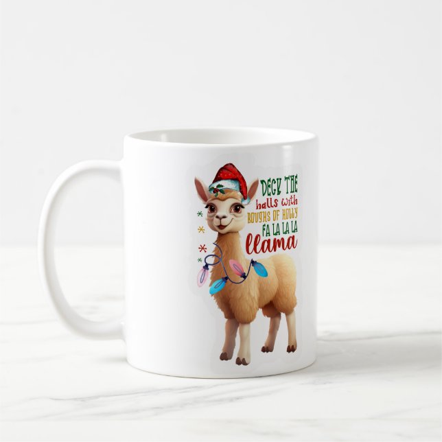 Mug Découvrir les Halls avec des bouges de Holly Fa La (Gauche)