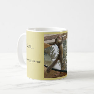 Mug d'écureuil drôle La lutte est réelle