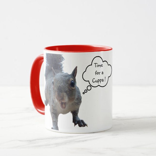 Mug d'écureuil rouge (Devant gauche)