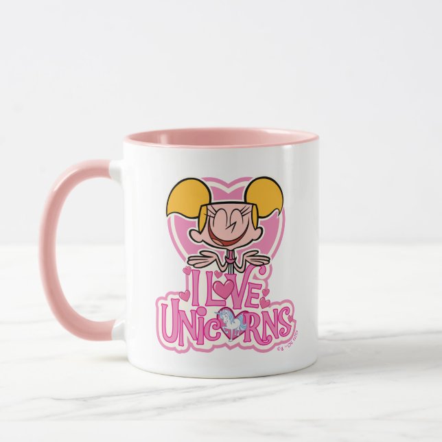 Mug Dee Dee - I Love Unicorns (Gauche)