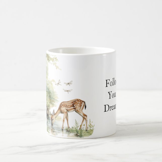 Mug Deer Dragonflies Dream (Centre)
