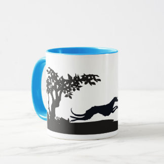 Mug Deerhound en chasse