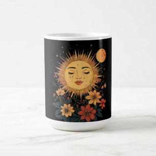Mug Déesse Solaire Céleste aux Floraisons Épanouies
