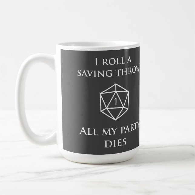 Mug Défaillance critique DnD (Gauche)