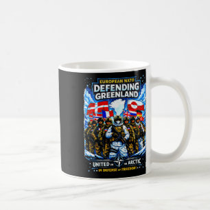 Mug Défense européenne de l'OTAN au Groenland anti Tru