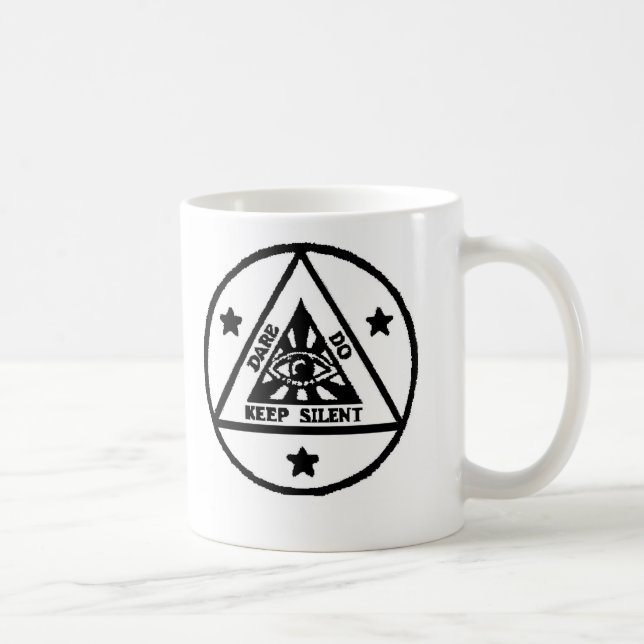 Mug Défi. Faites. Maintenez silencieux ! Le code du (Droite)