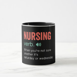Mug Définition amusante des soins infirmiers