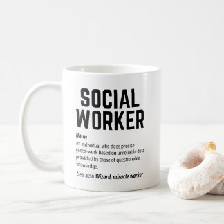 Mug Définition amusante du dictionnaire du travailleur