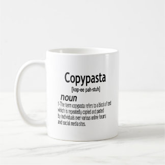 Mug Définition Copypasta