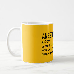 Mug Définition d'anesthésiste - Humour Médicale