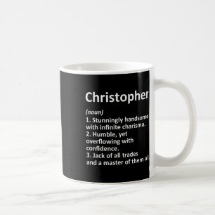 Mug Définition de Christopher Nom Personnalisé Drôle d