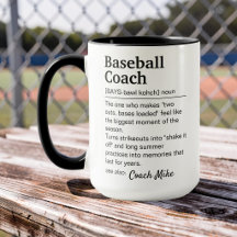 Définition de coach de baseball personnalisée avec