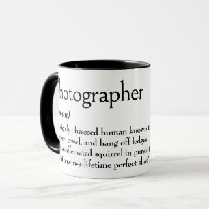 Mug Définition de dictionnaire pour PHOTOGRAPHE