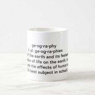 Mug Définition de géographie