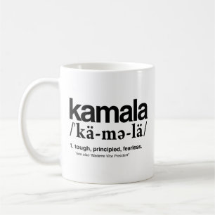 Mug Définition de Kamala - Des principes durs sans peu