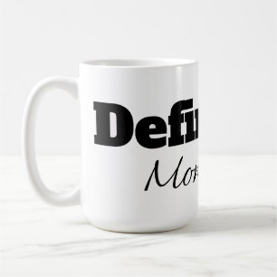 MUG DÉFINITION DE LA COUPE DE CAFÉ À L'HEURE