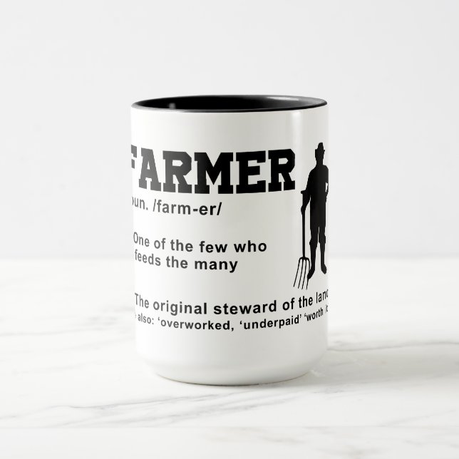 Mug Définition de l'agriculteur (Centre)