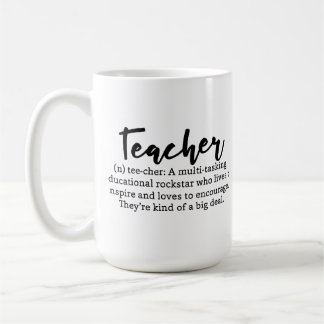 Mug Définition de l'enseignant