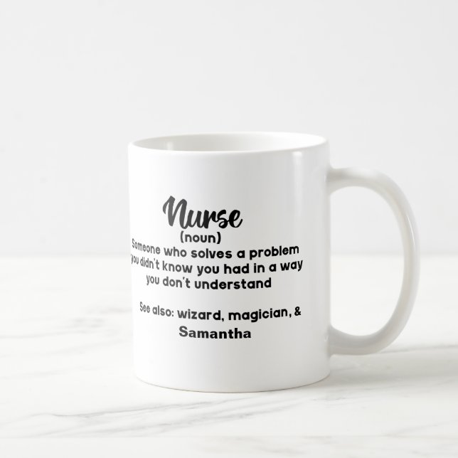 Mug Définition de l'infirmière motivationnelle personn (Droite)