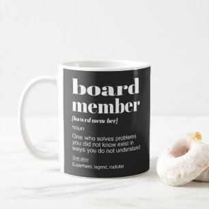 Mug Définition de membre du conseil d'administration h