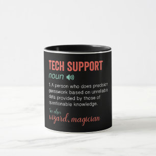 Mug Définition de support technique amusante