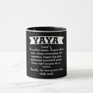 Mug Définition de Yaya/Grand-mère