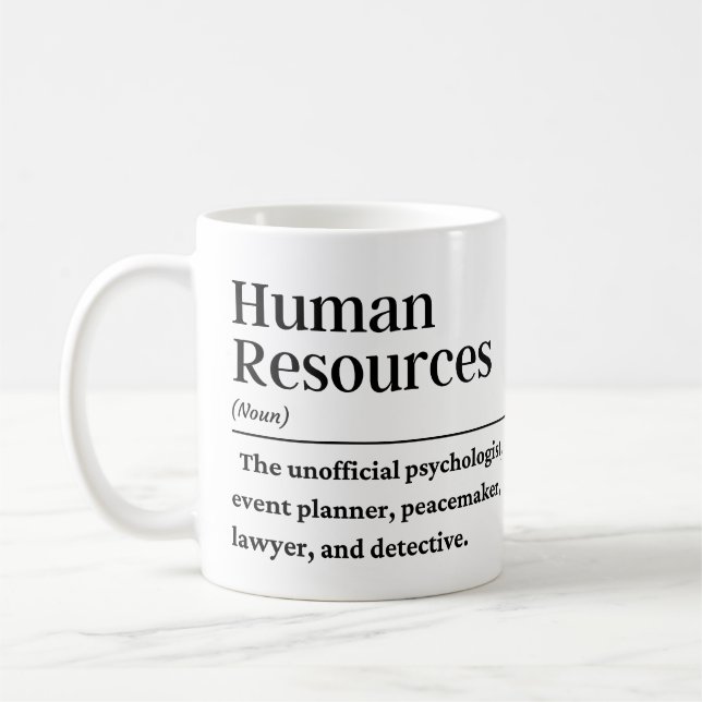 Mug Définition des ressources humaines (Gauche)
