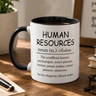 Mug Définition des Ressources Humaines Humour RH drôle