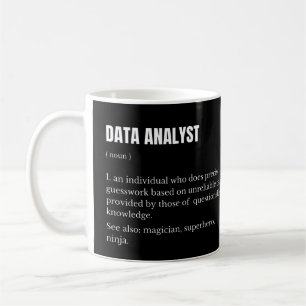 Mug Définition drôle d'analyste de données scientifiqu