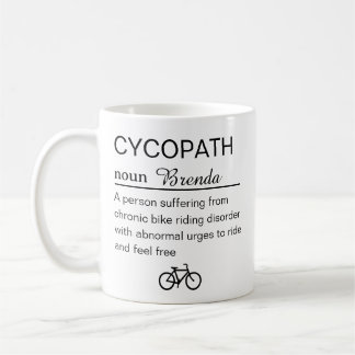 Mug Définition drôle de Cycopathe