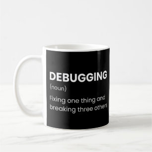 Mug Définition drôle de débogage pour développeurs et 