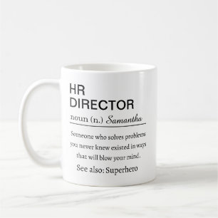 Mug Définition drôle de directeur des ressources humai