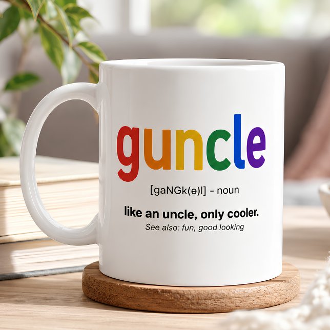Mug Définition drôle de Guncle (Créateur téléchargé)