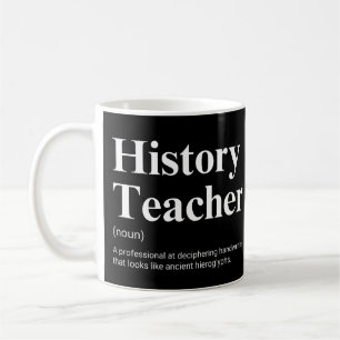 Mug Définition drôle de professeur d'histoire