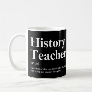 Mug Définition drôle de professeur d'histoire