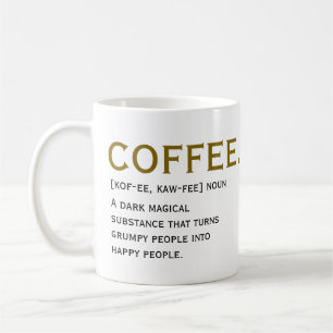 Mug Définition du café – Style dictionnaire amusant