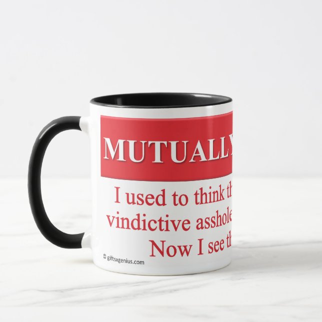 Mug Définition du sens de l'exclusion mutuelle (Gauche)
