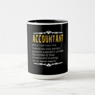 Mug Définition Funny du comptable Cadeau personnalis