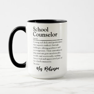 Mug Définition personnalisée de conseiller d'orientati