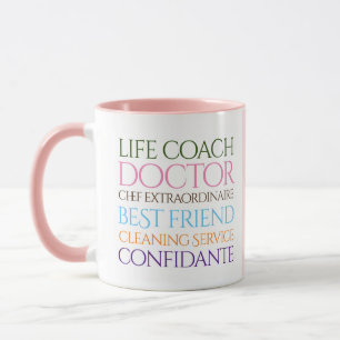 Mug Définitions amusantes de Maman Emplois Carrières B