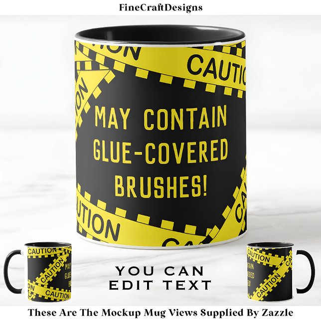 Mug Dégage de bande de police personnalisée BY01 Dons  (Créateur téléchargé)